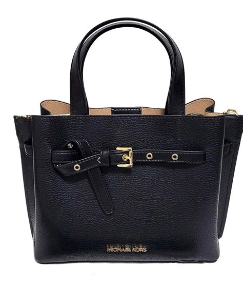 michael kors leather satchel|More.